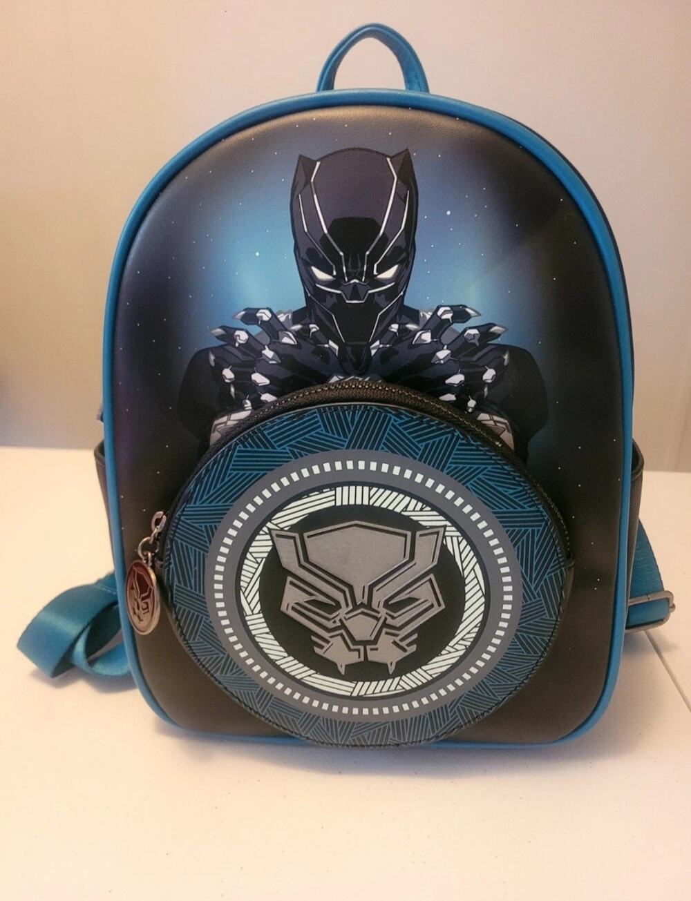 Loungefly Marvel Wakanda Forever Black Panther Legacy Mini Backpack|Glow In Dark